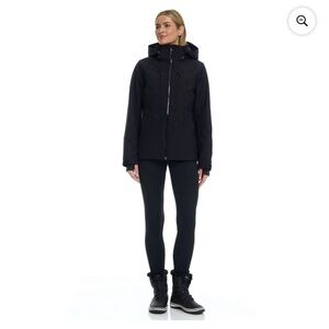 Tec-One Women's Plus Hooded Pongee Ski Jacket